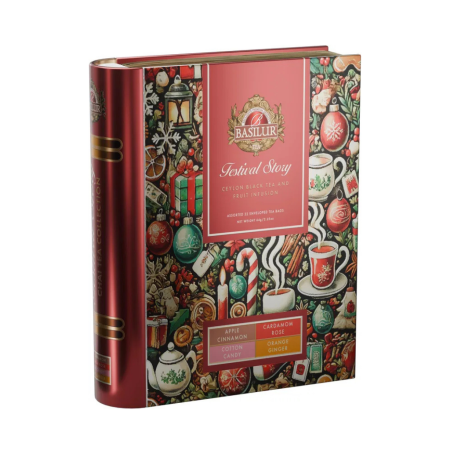 Basilur Christmas Collection – Festival Story Tea Book – 32 Tea Bags