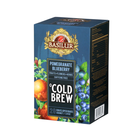 Basilur Cold Brew Collection – Pomegranate & Blueberry – 20 × 2 g