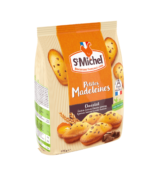 St. Michel Madeleines Choco Chips 175gr