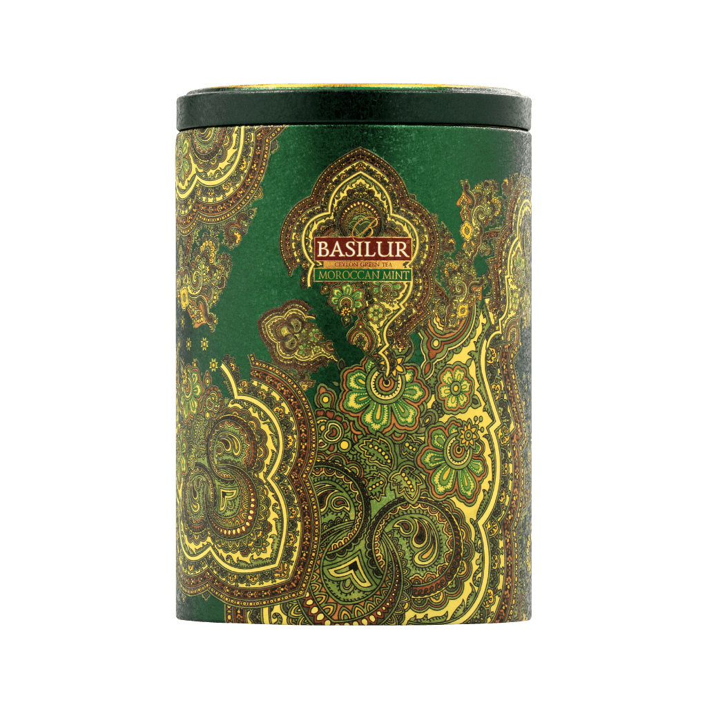 Basilur Moroccan Mint Zeleni čaj u metalnoj kutiji - 100g