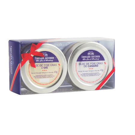 "Edouard Artzner" Duo Blok Guščiji i Pačiji Foie Gras 2 x 45g