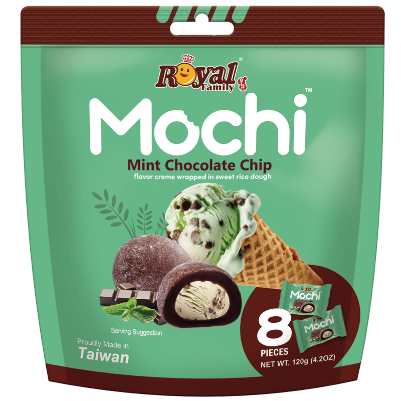 Mocchi with Chocolate and Mint Flavor 120g