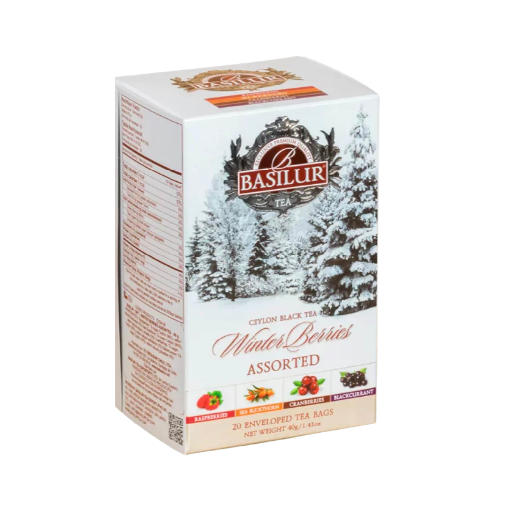 Basilur Winter Berries Collection Assorted - 4 ukusa 20x1,5g