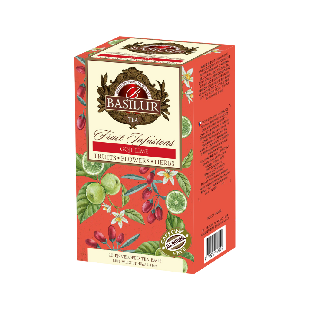 Basilur Fruit Infusions Collection - Goji i Limeta 20x2g