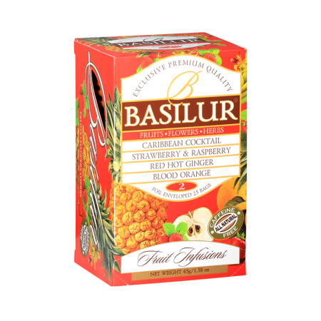 Basilur Fruit Infusions Collection Assorted Volume II - 4 ukusa 25x1,8g